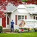 Moxweyeni Gutter Cleaning Tools Gutter Scoop for Removing Leaves and Debris from Roof, Clean Shovel for Garden Ditch Villas, Easy Remove Leaves Debris, Fits Standard Telescopic Rod (Rod Not Included)