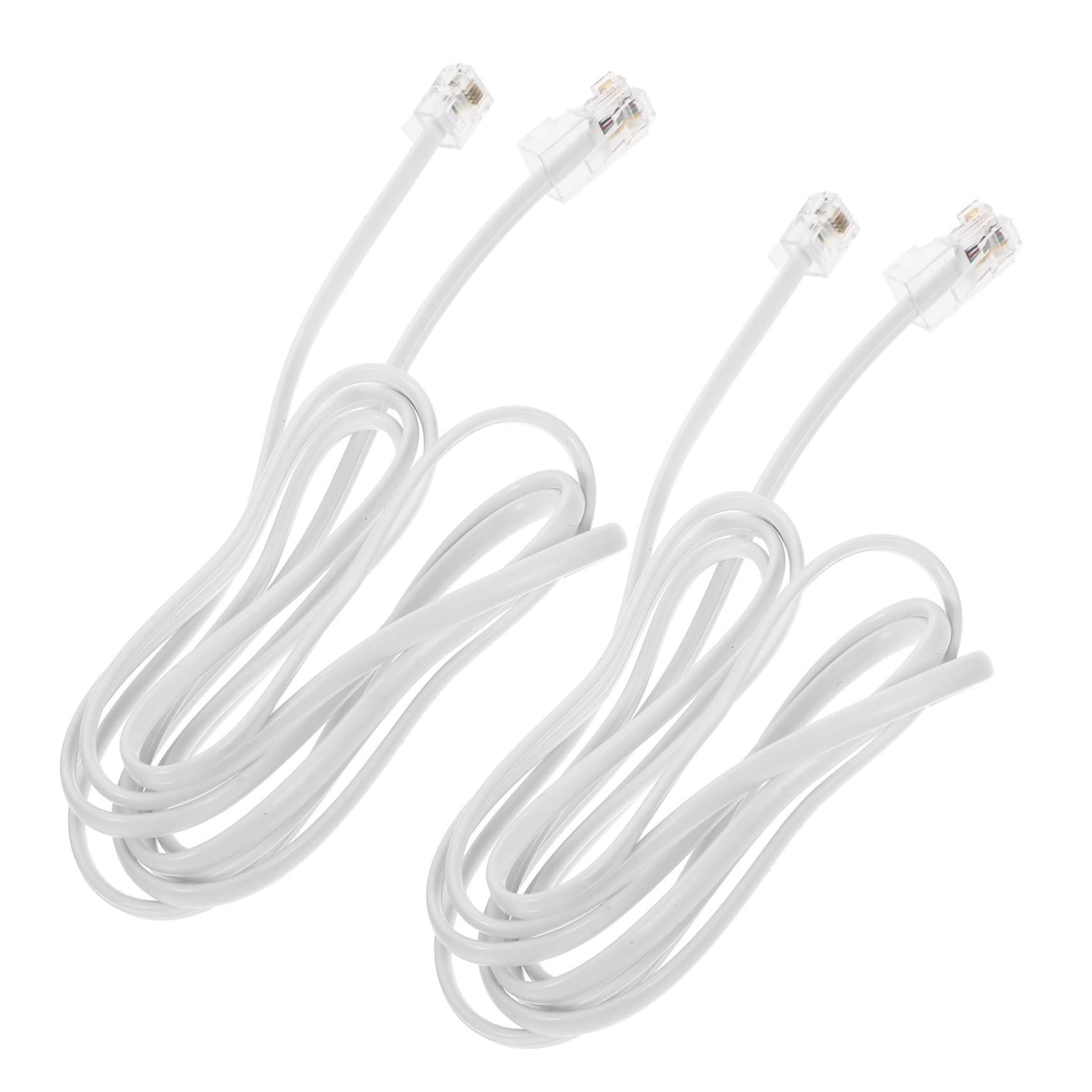 Adaptador de teléfono contra microcortes de red con convertidor Ethernet y cable extensible 8