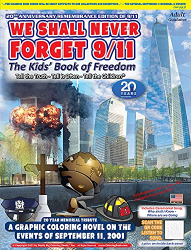 20th Anniversary Remembrance Edition 9/11 Memorial Coloring Book ...