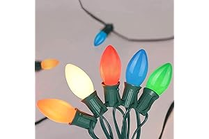 C9 Multi Color Christmas Lights: Illuminate Your Holiday with Vibrant Festivity