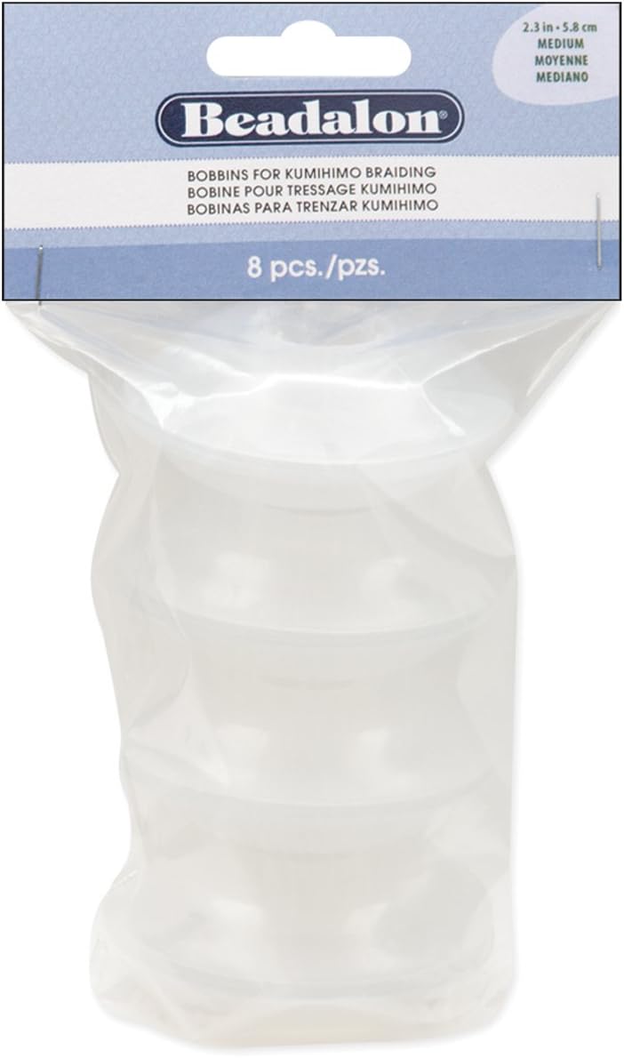 Kumihimo Bobbins 8/Pkg, 2.5"