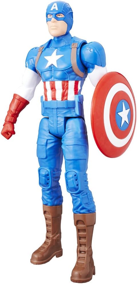 Marvel Titan Hero Series Capitan America 12 Pulgadas Figuras De