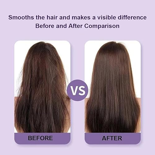 Miniatura 2 de Mini alisador de pelo recargable, cepillo alisador inalámbrico, cepillo alisador portátil con hierro negativo, peine alisador eléctrico portátil