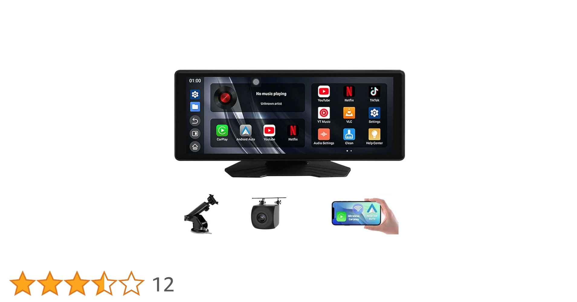 Amazon.co.jp: DOGBOO Android対応ディスプレイオーディオ ポータブル