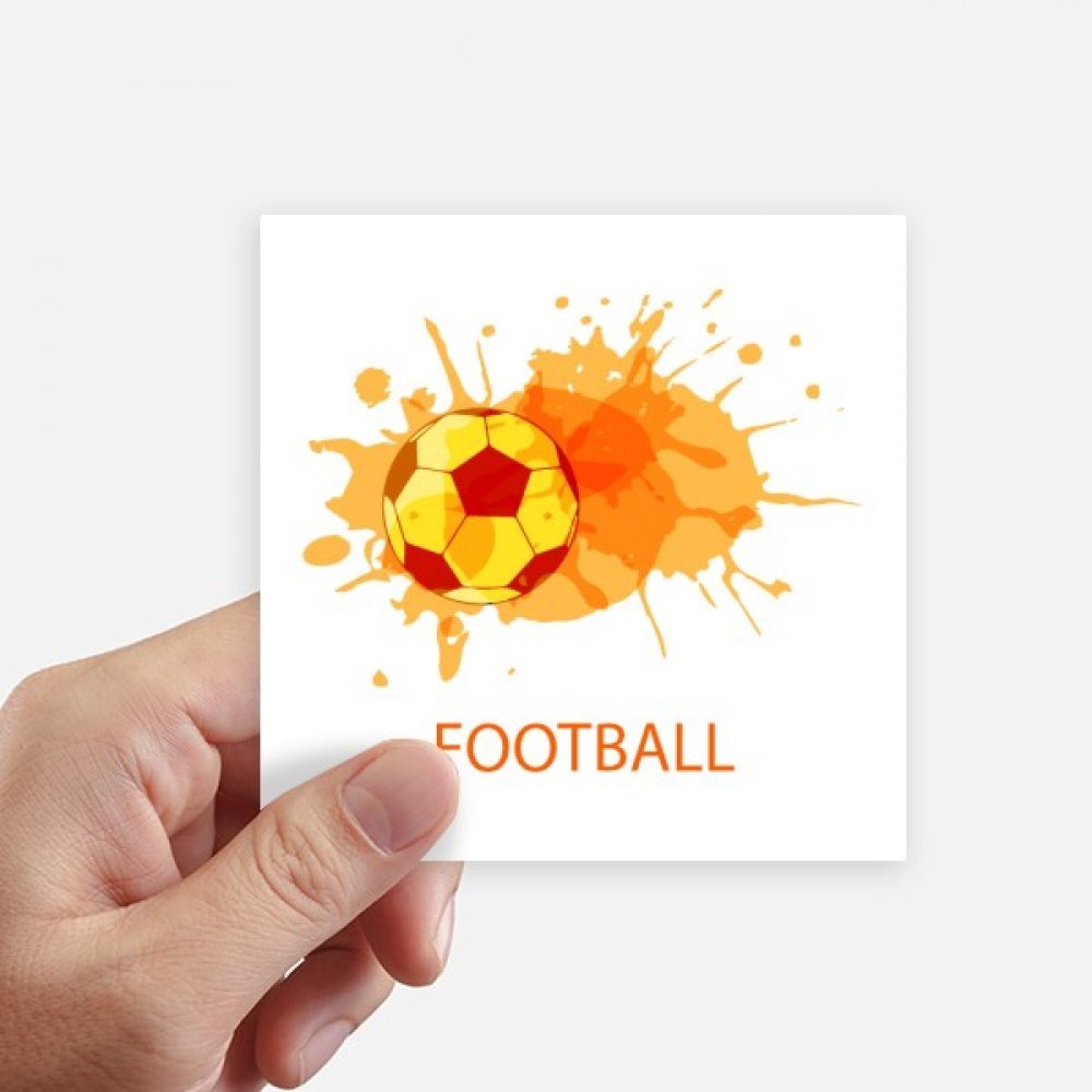 Sticker football orange 10cm la solution idéale pour masquer les rayures de votre moto