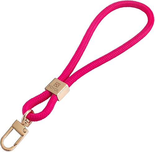 Llavero de muñeca para llaves, correa de muñeca, soporte para llavero, llavero genial para mujeres y hombres, 122 rojo