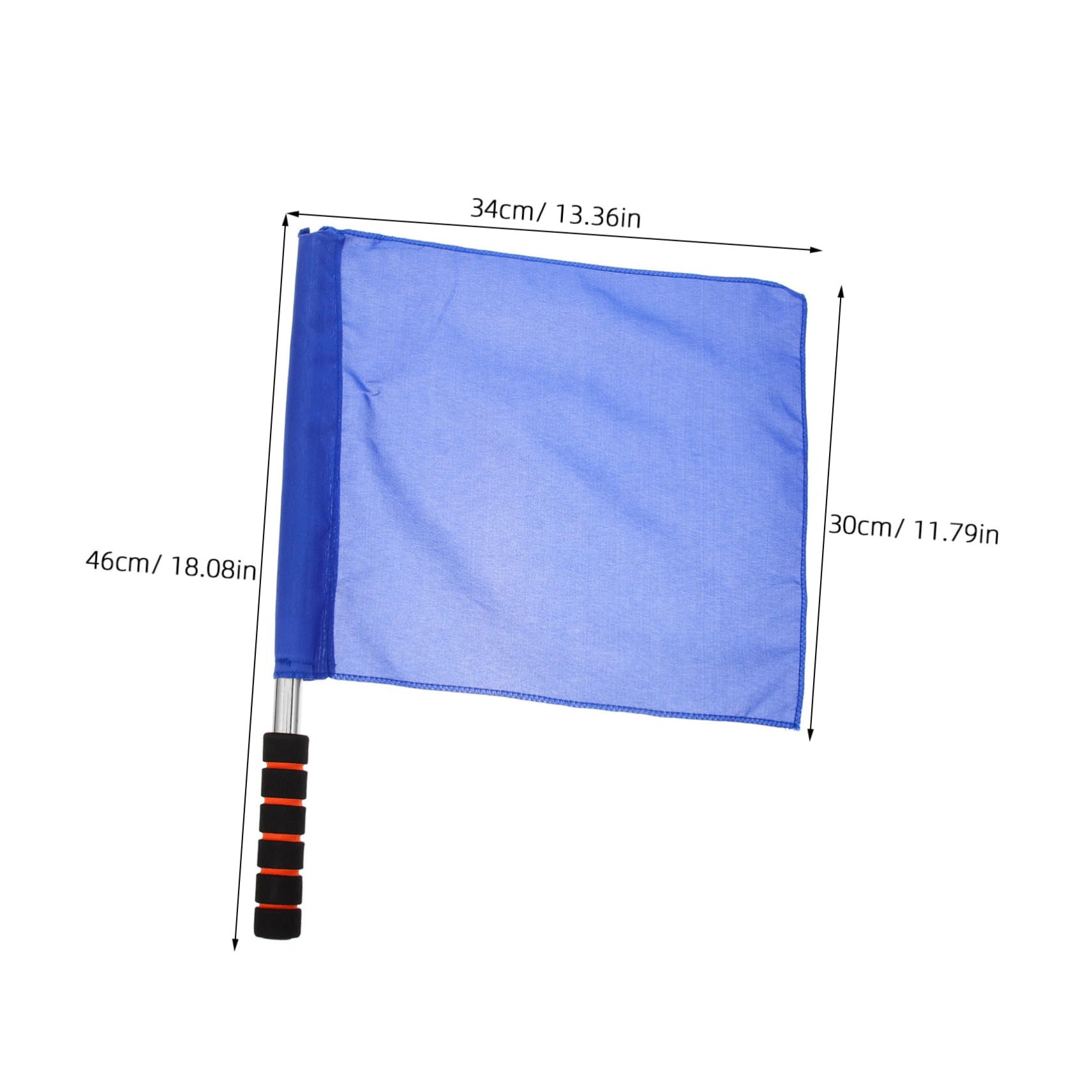 HANABASS Official Sport Referee Flag Soccer Match Signal Flags Racing Handheld Safety Referee Accessory