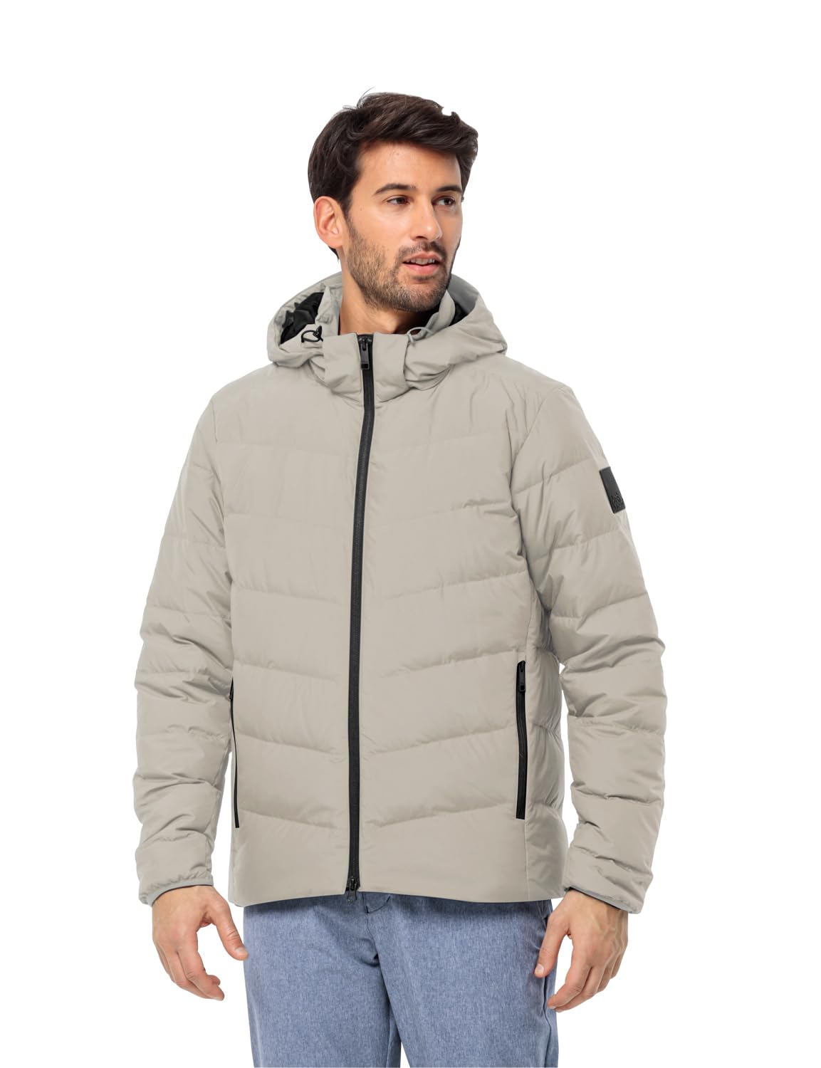 Jack Wolfskin Men's Colonius JKT M Down Jacket, Seal, XXL