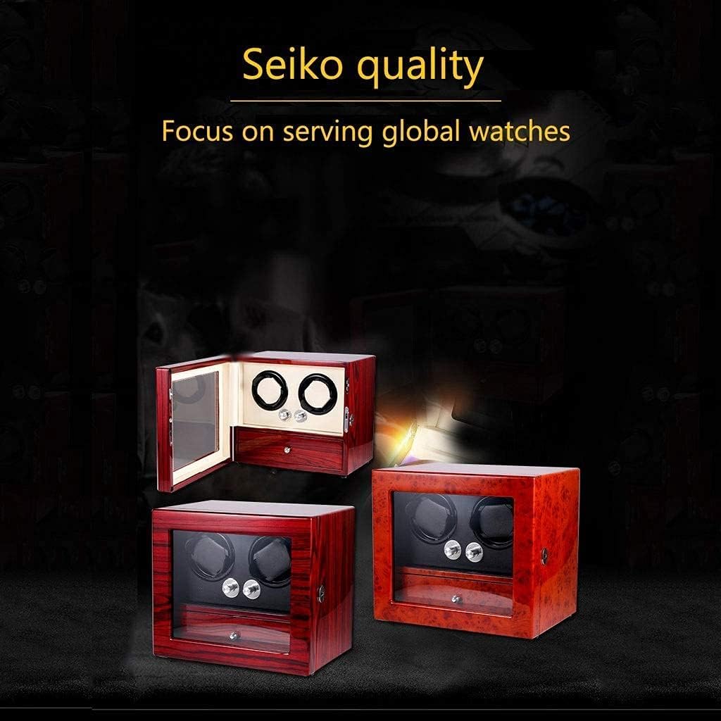 2 + 5 Watch Winder Automatic Luxury Piano Paint Watches Box 5 Rotation Modes