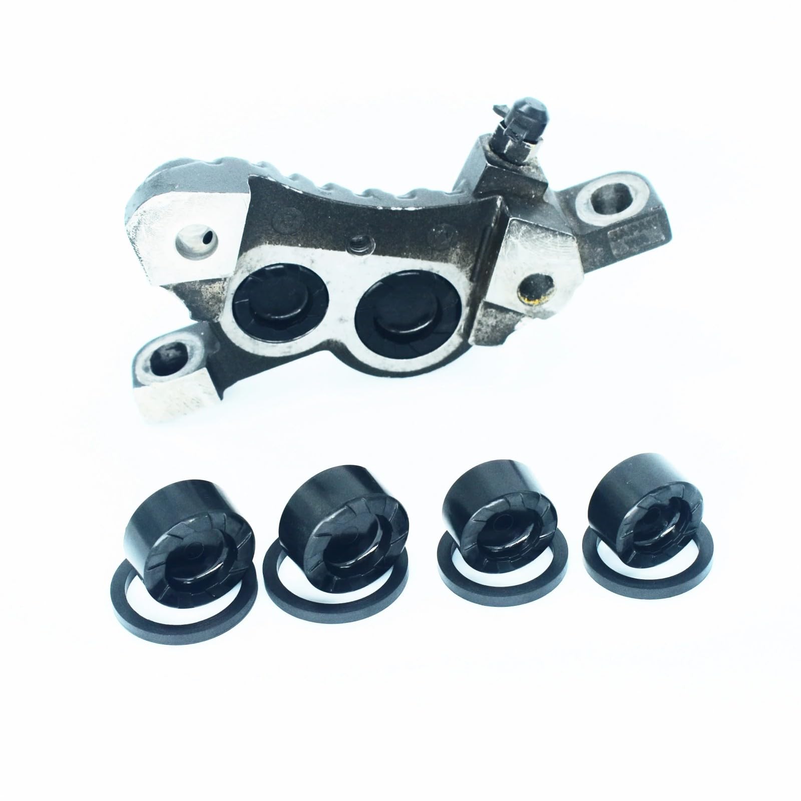Kit per pistoni freno a disco idraulico per bici, adatto per pistoni Shimano Zee M640 M810 M820 M7120 M8020 M8120 M9120 (1Land1S)