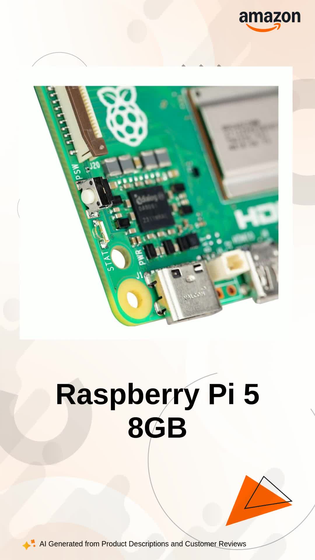 Amazon.in: Buy Raspberry Pi 5, Single Board Computer, 8GB RAM, 2.4