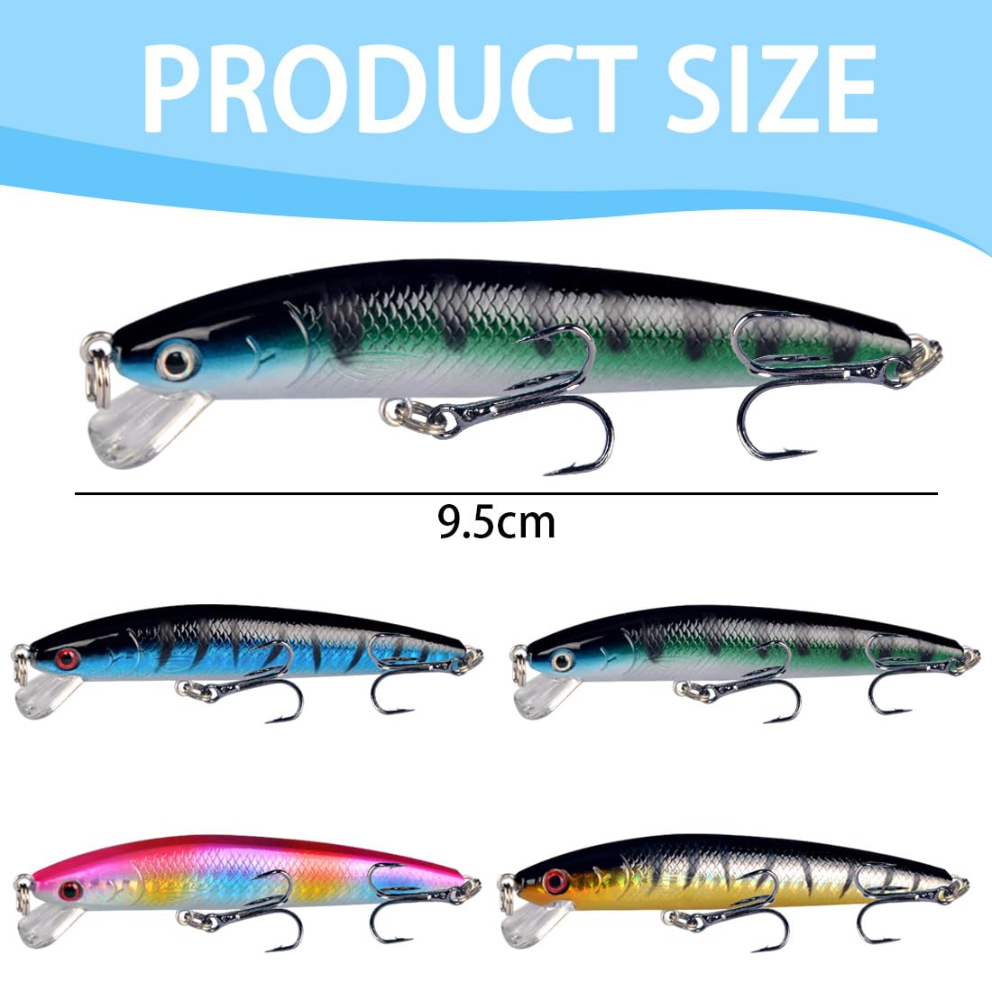 Señuelos de Pesca Que Se Hunden, 4 Piezas Señuelos Pesca De Metal, Cebos Artificiales Pesca Mar, Metal Lentejuelas Cebo, Para Trucha, Perca, Lucio, Perca