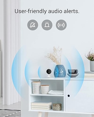 Miniatura 4 de EZVIZ Cámara de seguridad para interiores, monitor de bebé WiFi 1080P, detección de movimiento inteligente, audio bidireccional, visión nocturna de