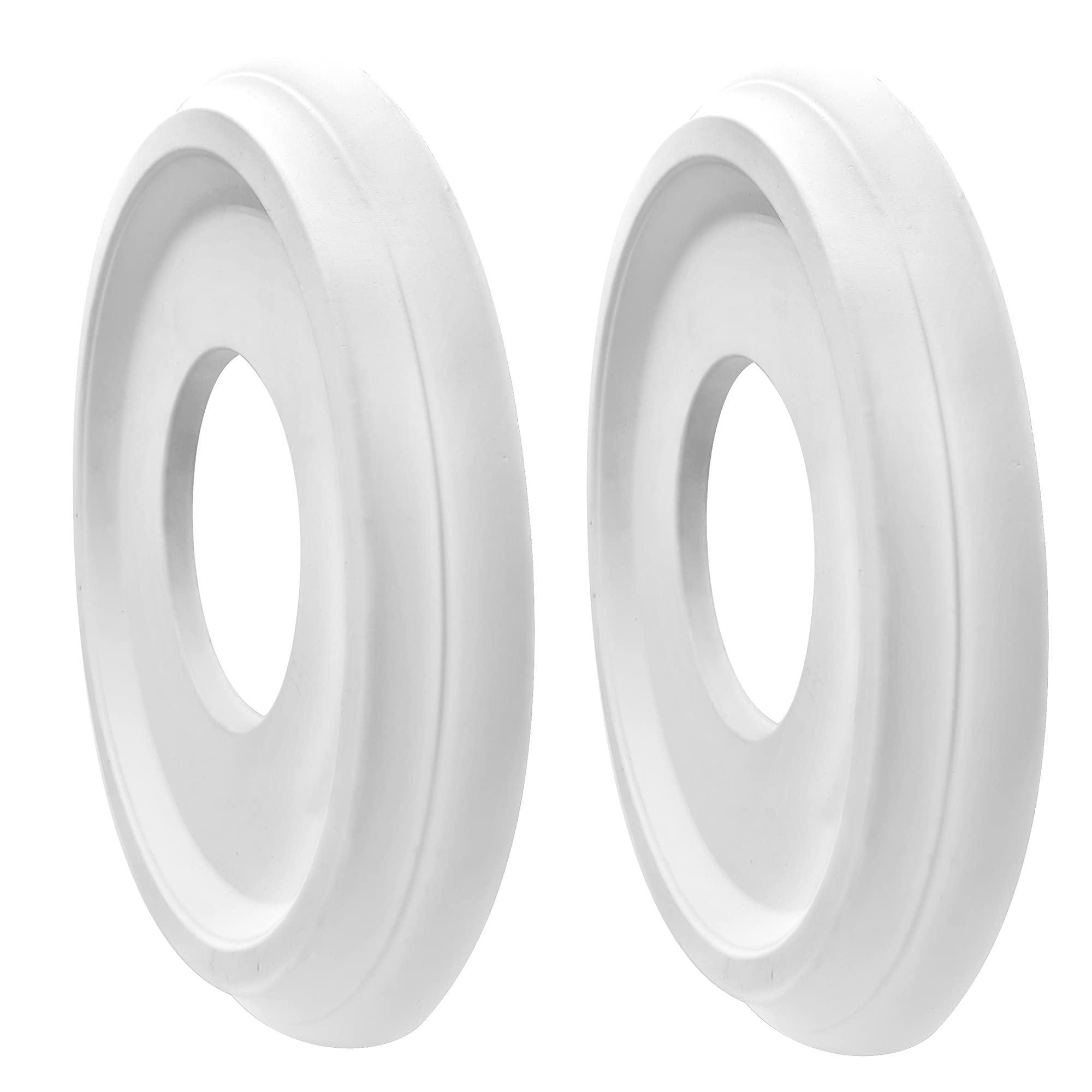 ECUDIS 2 Pack White Molded PU Ceiling Medallion,10" OD x 4" ID — Amazon image 4