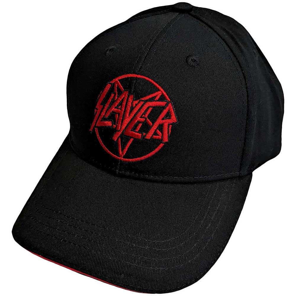 Rock Off Officially Licensed Products Slayer Pentagram Band Logo Baseball Cap One Size