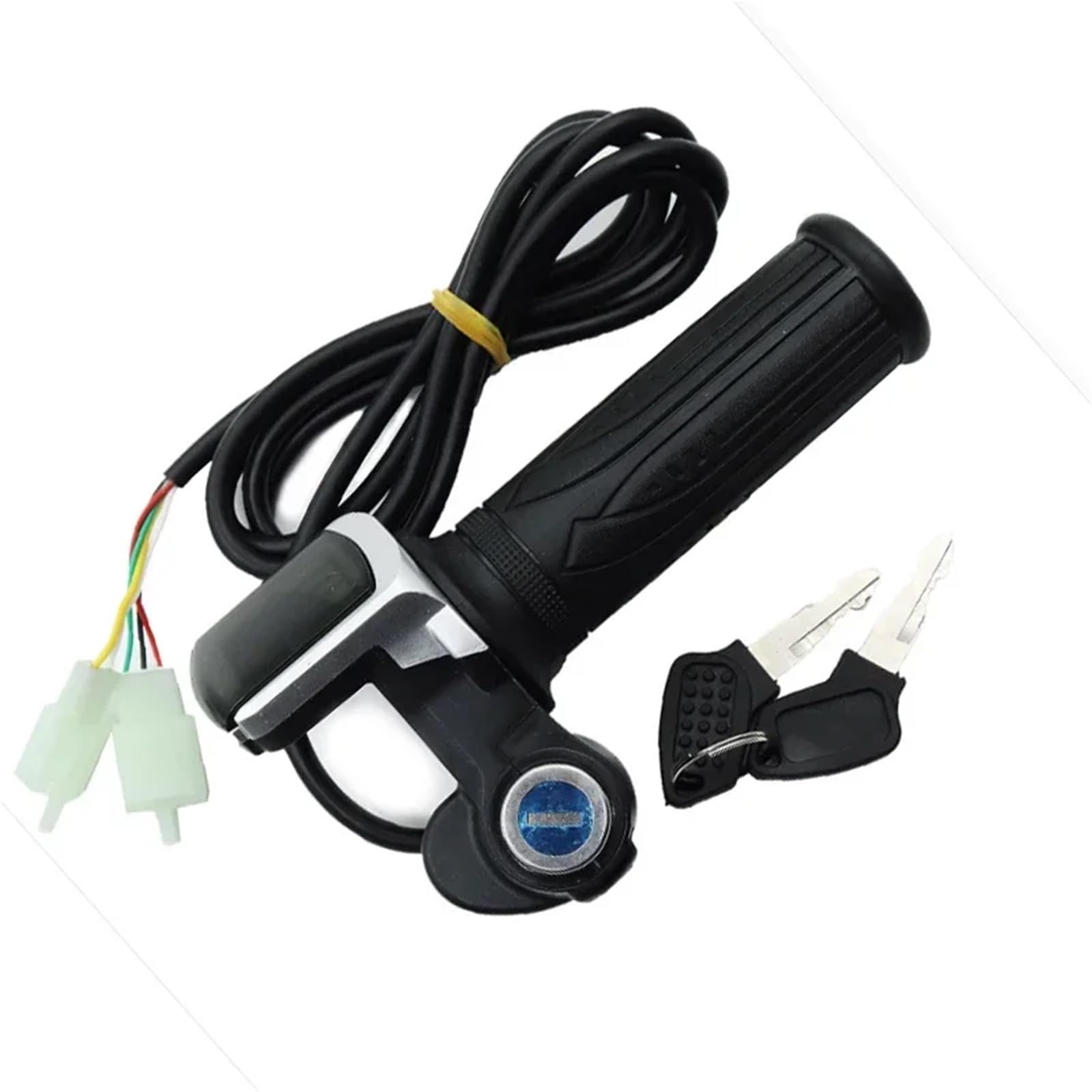 Poignée de régla de la Vitesse de l'accélérateur for vélo et Scooter électrique, 1 Paire, 24V 36V 48V, avec verrouilla à clé, afficha divise la poignée LCD