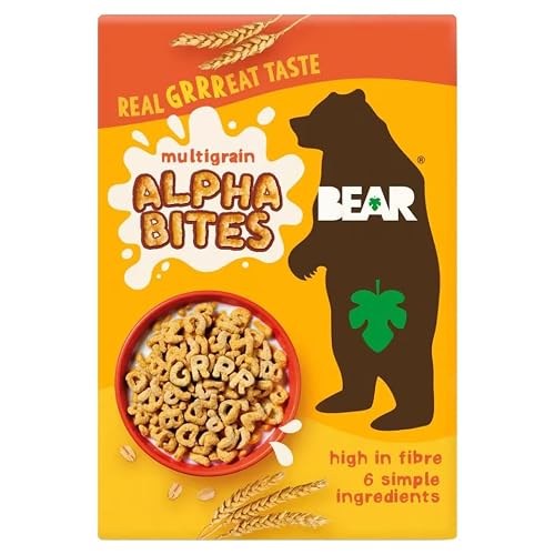 Image of BEAR fruit snacks by (BEAR Alphabites Multigrain Cereal 350g)