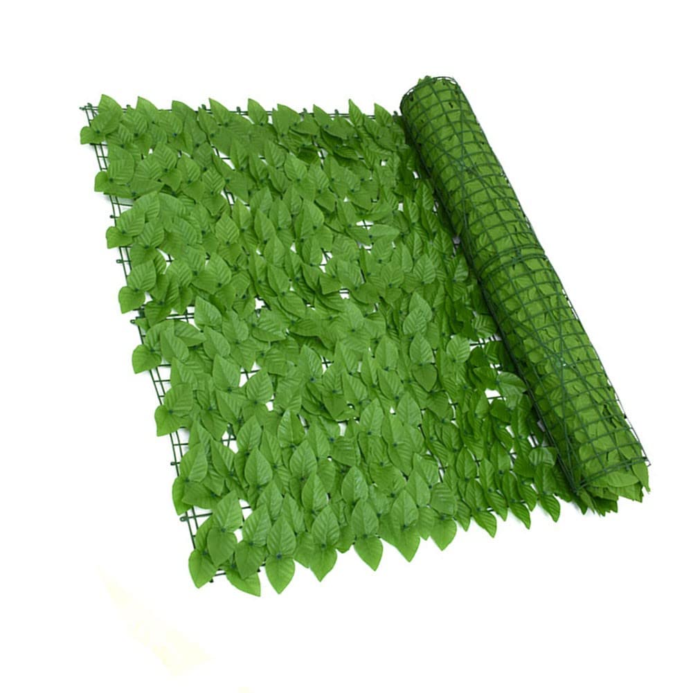 Hojas de Artificial para Jardín Seto Artificial Setos artificiales valla de hojas de hiedra sintética para valla de privacidad, pantalla de pared, jardín, patio, patio, exterior, decoración de bod