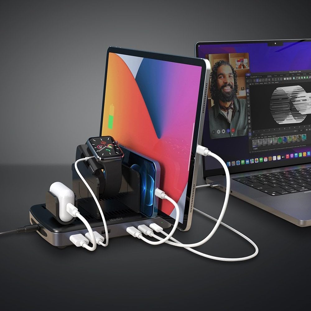 Station de Charge USB 6 Ports, 160W