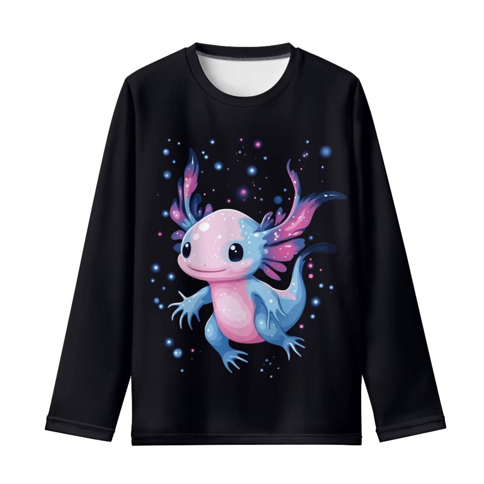 Girls Long Sleeve Shirt with Cute Graphic Casual Pullover Tops 3-16Y