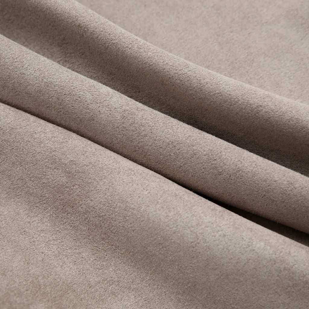 Zasłony zaciemniające z metalowymi oczkami, 2 sztuki, kolor taupe, 140 x 175 cm, nieprzezroczyste, termiczne, ochrona przed zimnem, ochrona przed wzrokiem, do salonu, sypialni, pokoju