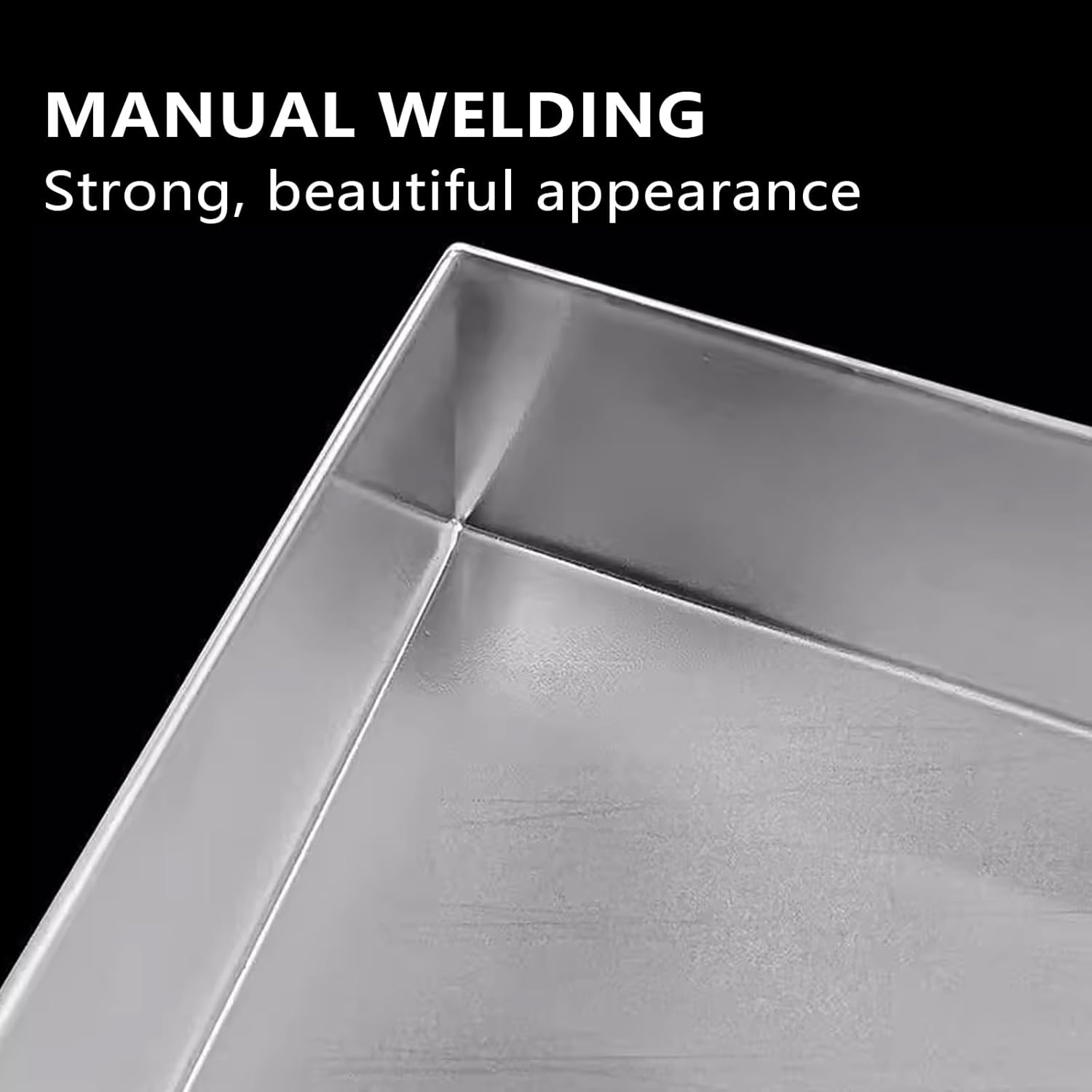 Premium HVAC Condensate Drip Pan - 304 Stainless Steel Multi-Purpose Tray for AC Units, Washing Machines, Tool Storage, Auto Repair (36x24in, 90x60cm)
