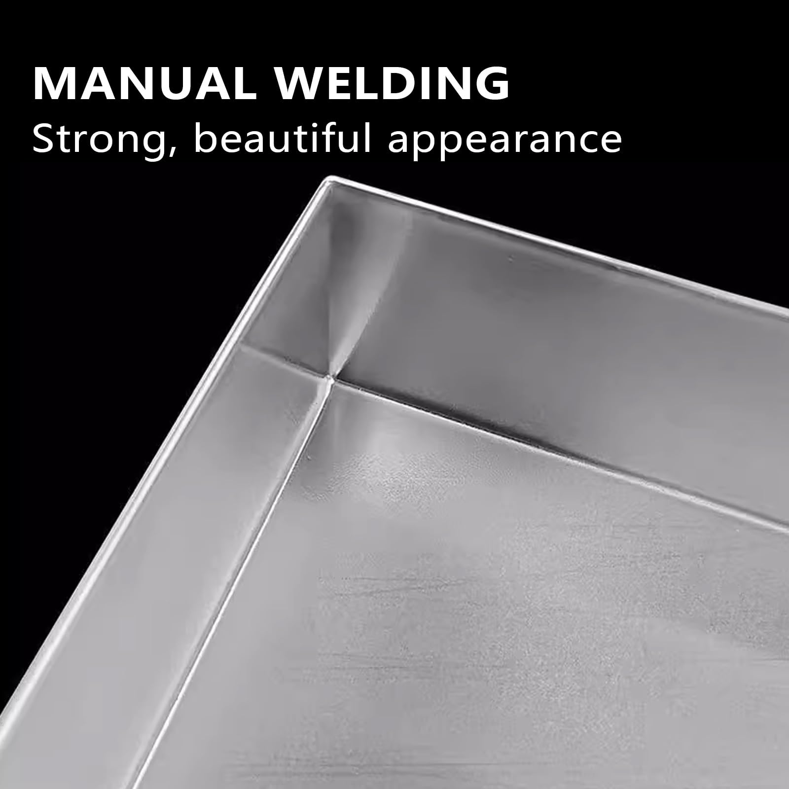 91.4x40.6 cm 304 inless Steel Condensate Drip Pan - Uniwersalna taca na klimatyzatory, pralki, naprawa wycieków i automatyczna konserwacja - żywica Corros Solut