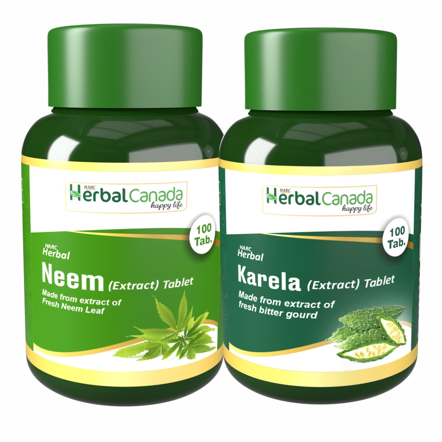 Harc Herbal Canada Neem (100 Tablets) + Karela (100 Tablets) || Healthy Combo Pack (B0BBFD5SDB) Amazon Price History, Amazon Price Tracker