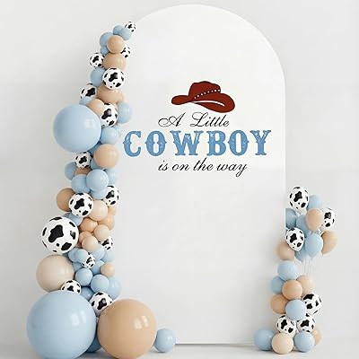 A Little Cowboy On The Way Garland/Backdrops/Photo Props!
