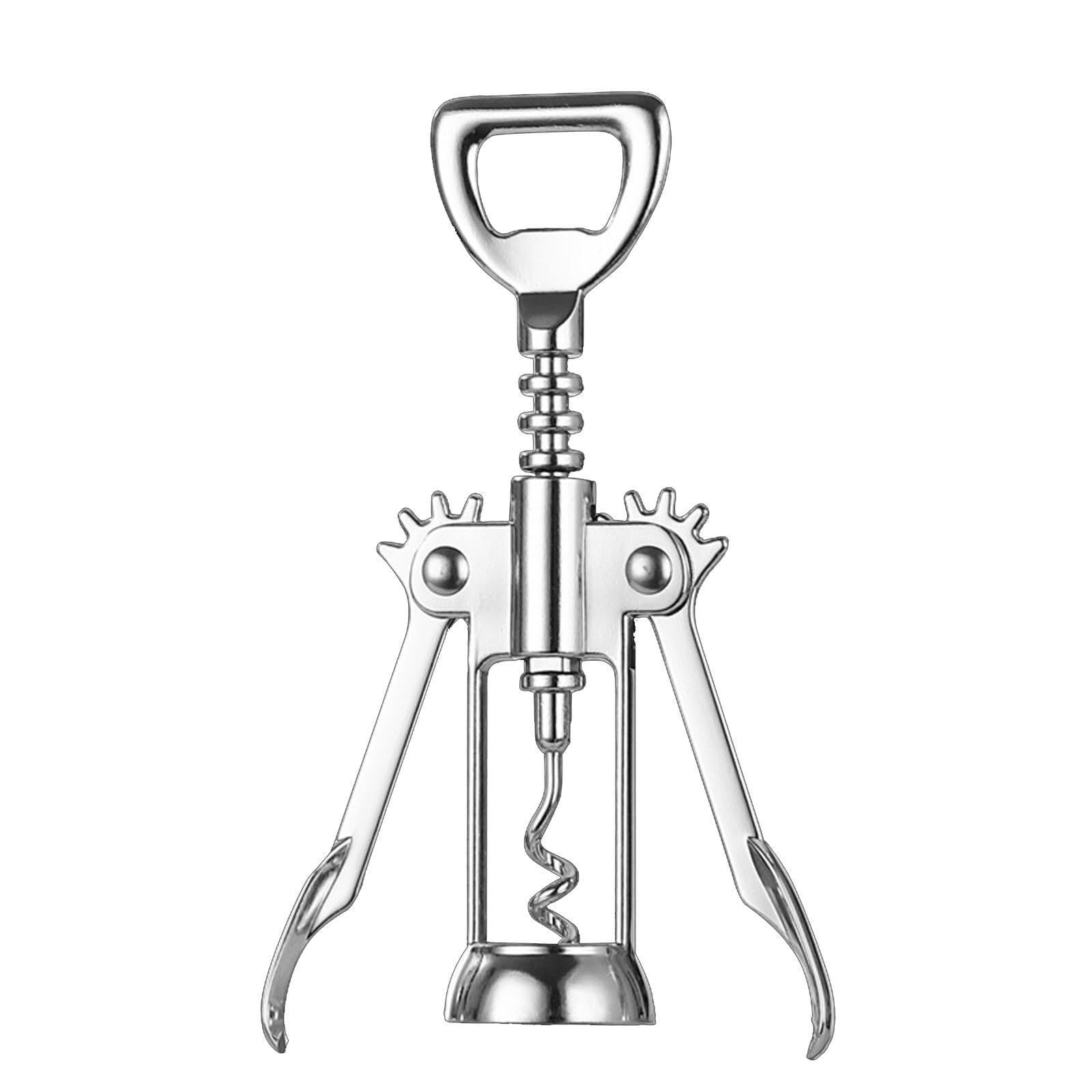 Sacacorchos Abridor de Botellas Vino Acero Inoxidable Adecuado for Fiestas en casa, Bares y restaurantes Abrebotellas(1pcs)