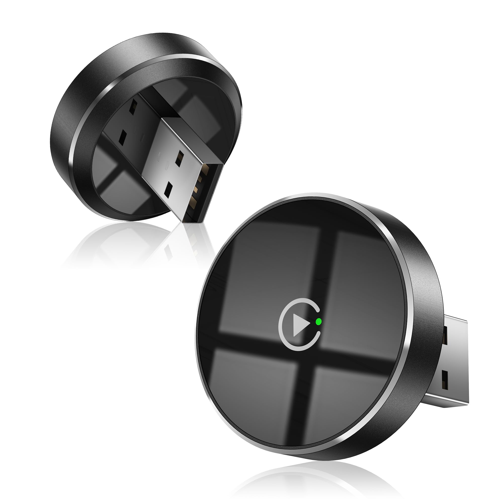 2025 Wireless CarPlay Adapter for iPhone, Converts Factory Wired to Wireless CarPlay Dongle for Cars from 2016 and iOS 10+, Plug and Play, No Latency