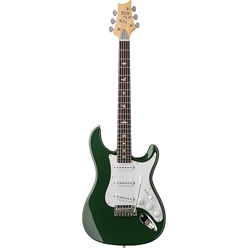 PRS SE Silver Sky Rosewood Board, Laurel Green with Bag