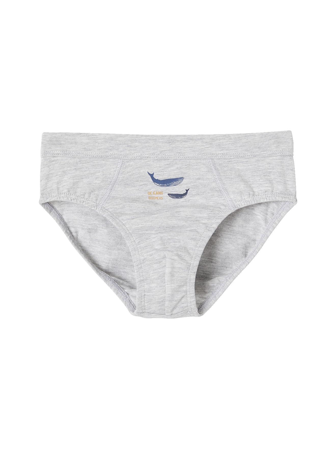 Vertbaudet 7er-Pack Jungen Slips mit Bio-Baumwolle, Wale