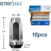 Vista 1880 de Detroit Axle - Kit de suspensión delantera de 10 piezas para Chevy Aveo Aveo5 Pontiac G3 Wave 2 Ready Struts Assembly 2 Enlaces de barra