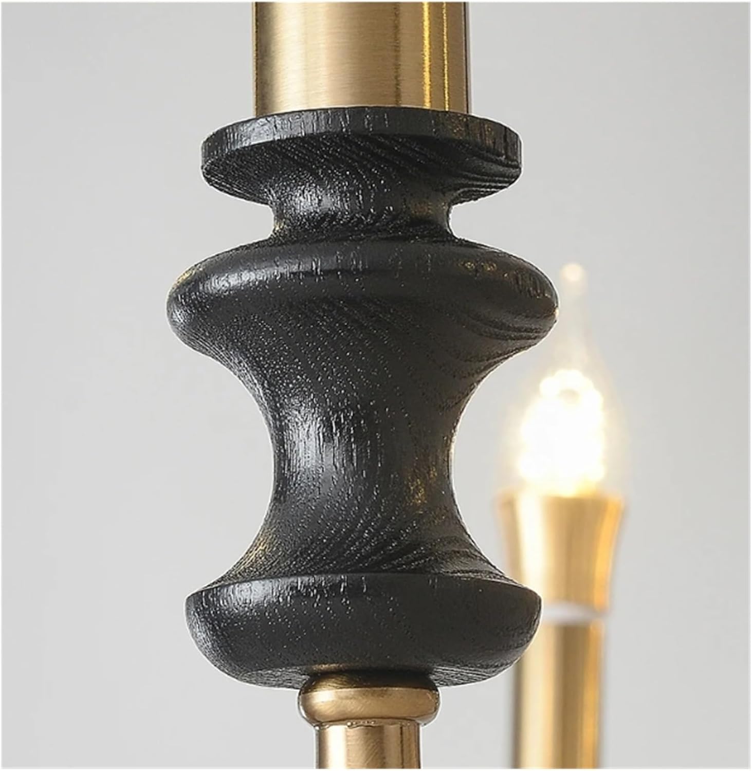 Ceiling Pendant Light, Living Room Foyer, Retro Style LED Candle Light,luminaire