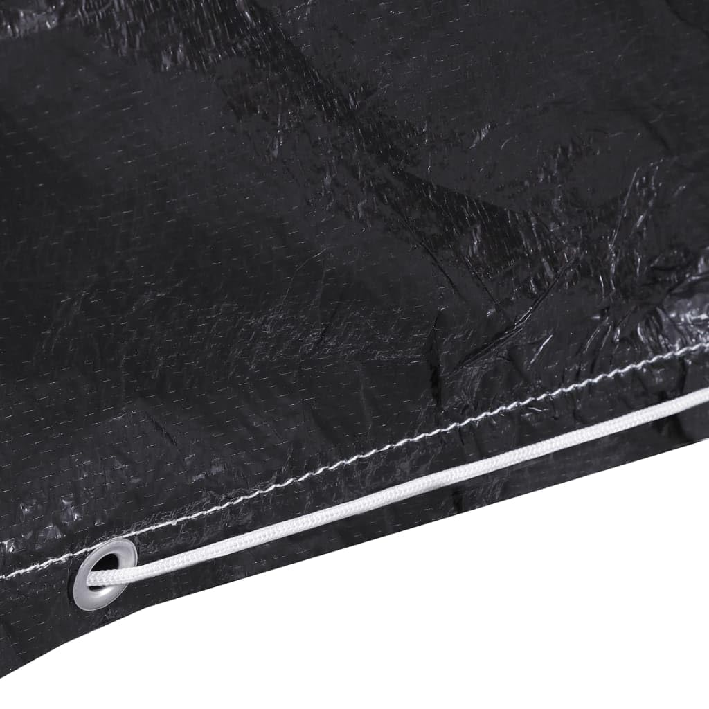 vidaXL 2X Housses de Balancelle Bâches de Protection de Meubles de Patio Housses de Mobilier d'Extérieur Terrasse 6 Œillets 185x117x170 cm