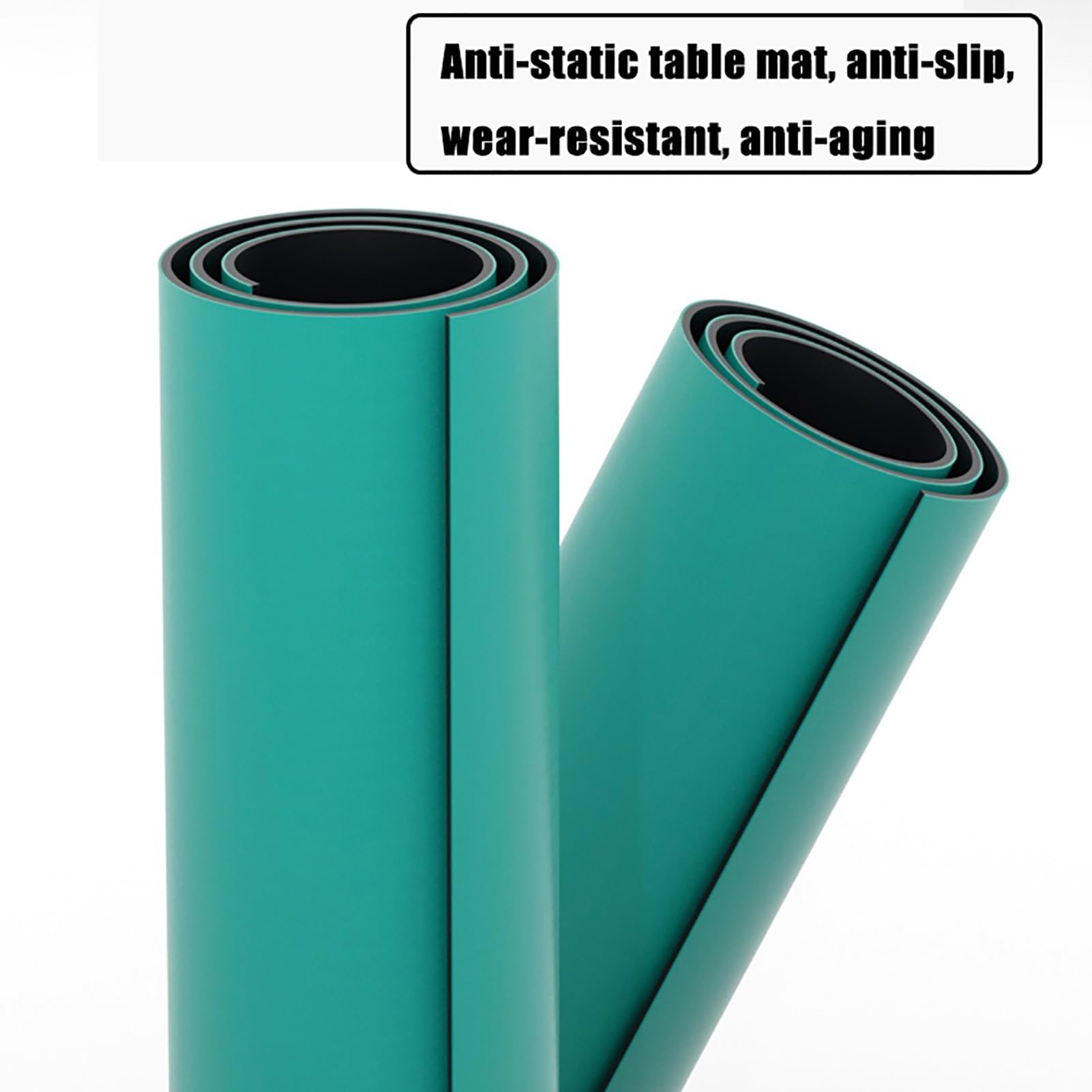 Tappetini in gomma per saldatura, antiscivolo, per banco da lavoro, antistatici, per riparazione di circuiti, 100 x 100 cm, resistenti e sicuri per riparazioni di telefoni cellulari e tablet