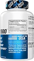 Vista 3 de Evlution Nutrition Suplemento de óxido nítrico de L-Arginina - Suplemento de óxido nítrico de alta potencia con 1500 mg de L arginina HCL