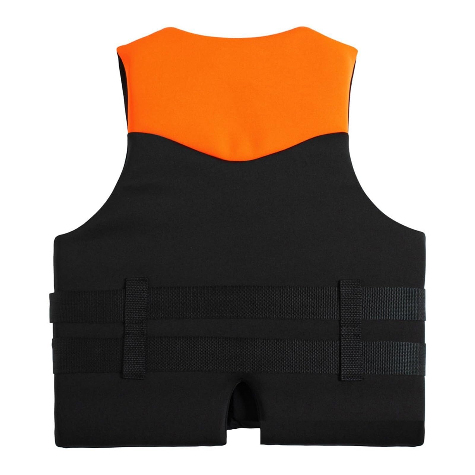 Chaleco Salvavidas for Deportes acuáticos, Chaqueta de natación de Alta flotabilidad, Equipo de Seguridad for jóvenes y Adultos, Ayuda de flotación for Kayak, navegación y Surf.(Orange,S)