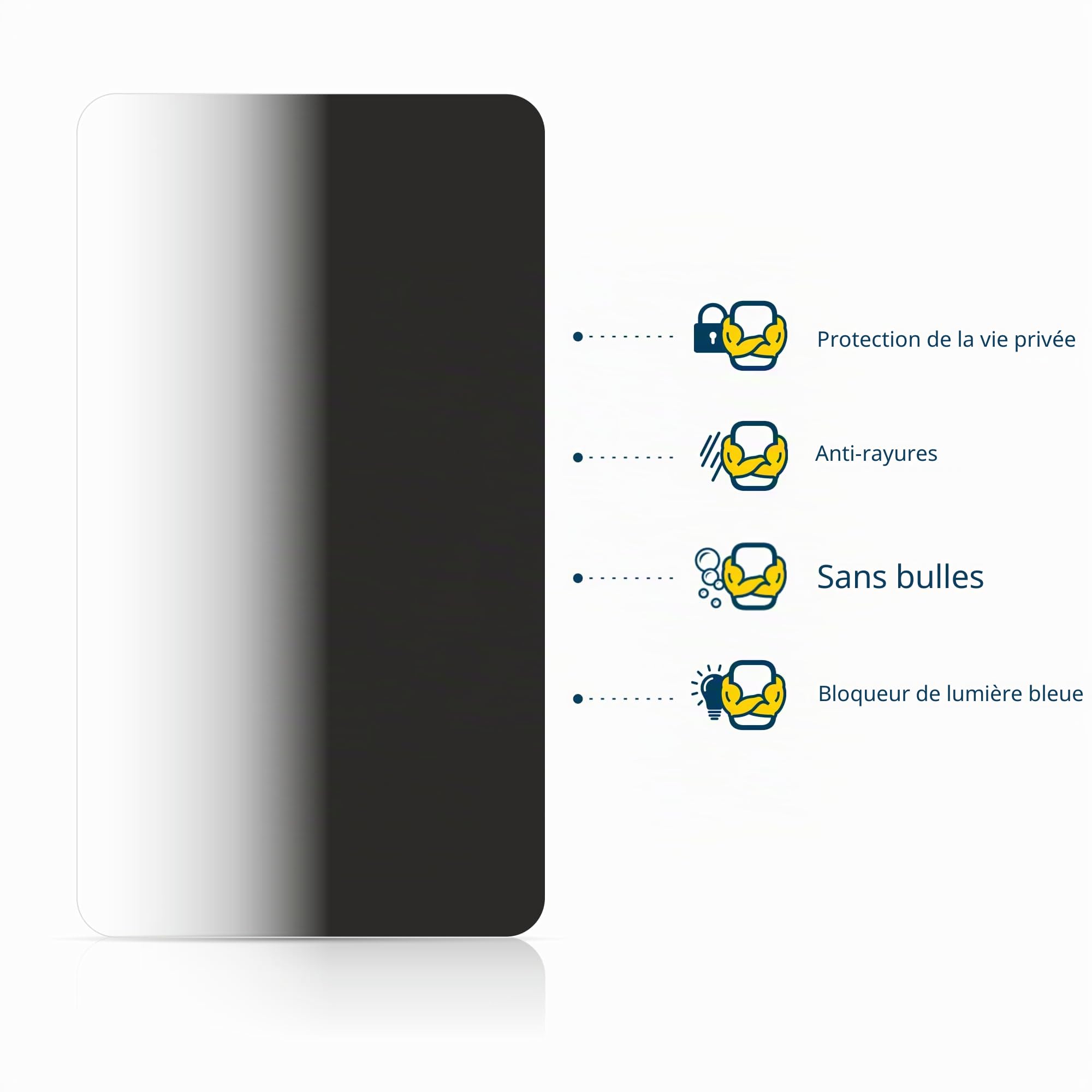 brotect Protection Anti-Espion pour Apple MacBook Neo 13" 2026 [Anti-Spy, Privacy Film, Écran de Confidentialité, filtre de lumière bleue]