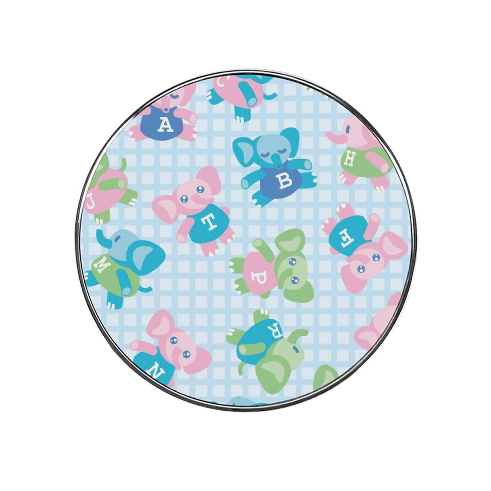 Pink Blue Elephant Refrigerator Magnet Decorative Locker Magnet For Kitchen And Office Home Décor