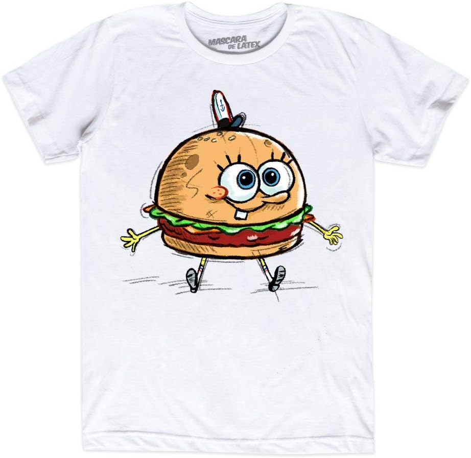 Máscara De Látex Playera Mujer Bob Esponja Edición Limitada