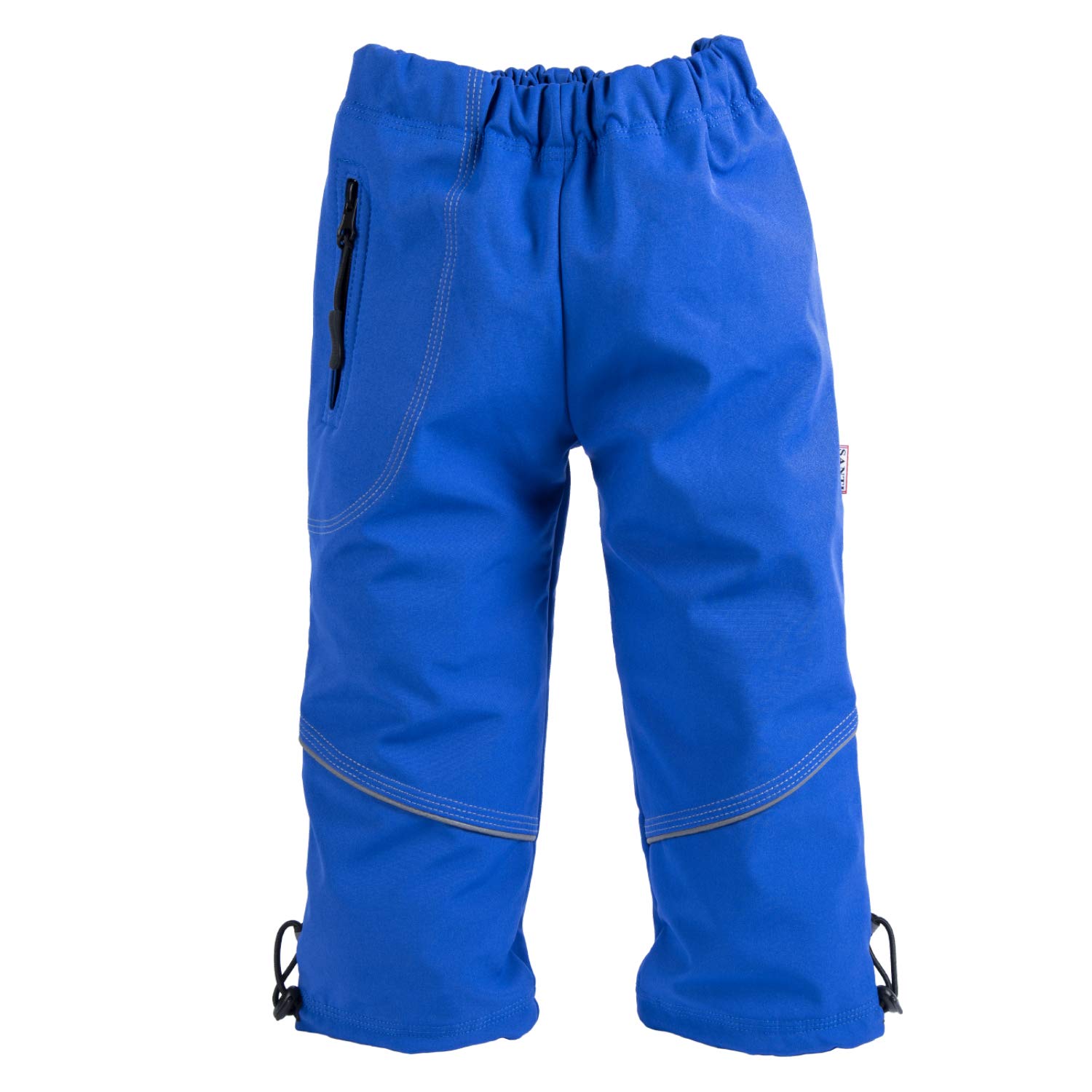 Kinder Softshell-Hose Gefüttert - Wasserdicht, Winddicht, Warm, Mit Reißverschlusstaschen, Rosa, Größe 122