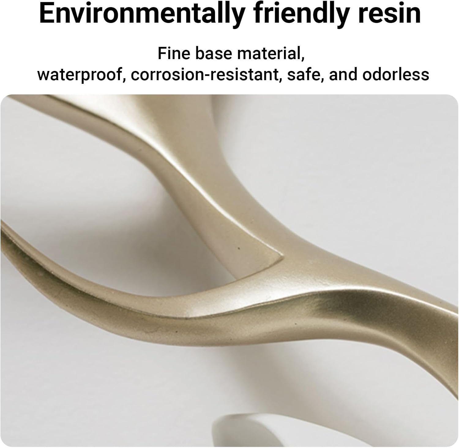 壁掛け鹿の頭、樹脂製フェイク鹿の頭、西洋風ホームデコレーション(White,S)