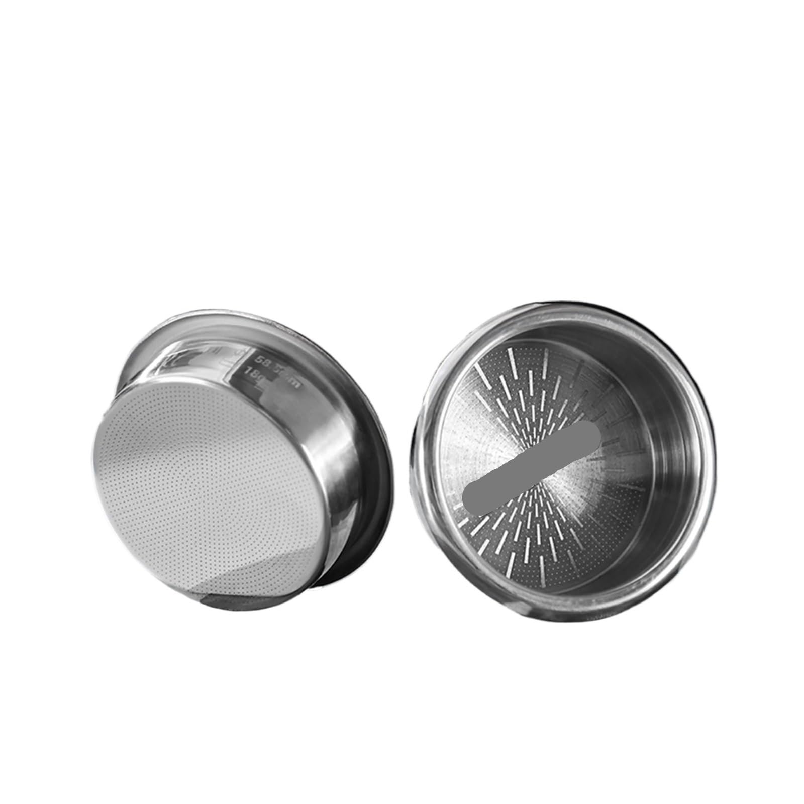 Wymienny Kosz Do Ekspresu Do Kawy, Kompatybilny Z BINCOO, Filtr Matrycowy O Wysokiej Ekstrakcji Do 51/58,5 Mm, Kosz Filtra Z Mikrositem Przenośny Kosz Filtra Ze Stali Nierdzewnej(Gold C 58.5mm 18g)