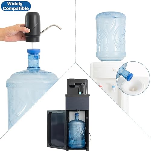 Miniatura 5 de YEPfomi - Tapa reutilizable para jarra de agua de 5 galones, tapa de cubo de repuesto de silicona de grado alimenticio para botellas de 2345