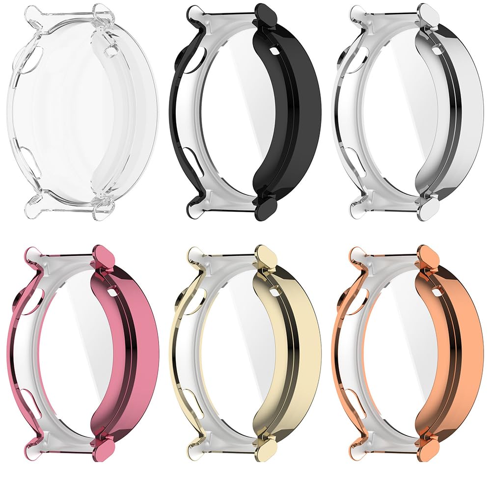 Etui do Huawei Watch GT 5 Pro 42 mm folia ochronna, silikon TPU ochrona wyświetlacza case cover, ochrona przed zarysowaniami i kurzem obudowa do Huawei Watch GT 5 Pro 42 mm (złote)