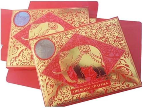 Miniatura 6 de PunPund Bufanda suave de elefante tailandés de seda 100% hecha de Tailandia para mujer, hecha a mano, regalo de recuerdo, longitud de 72 pulgadas,