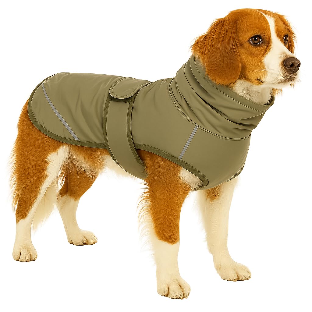 Flamingo WINTER COAT CUJO GREEN 45CM