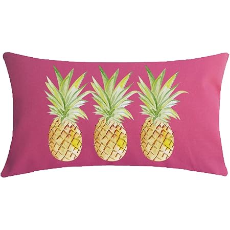 pineapple lumbar pillow